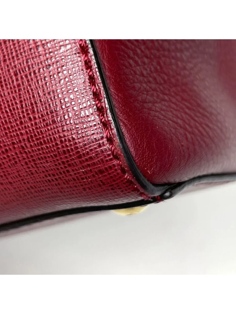 Fendi Toujour Handbag 2-Way Leather